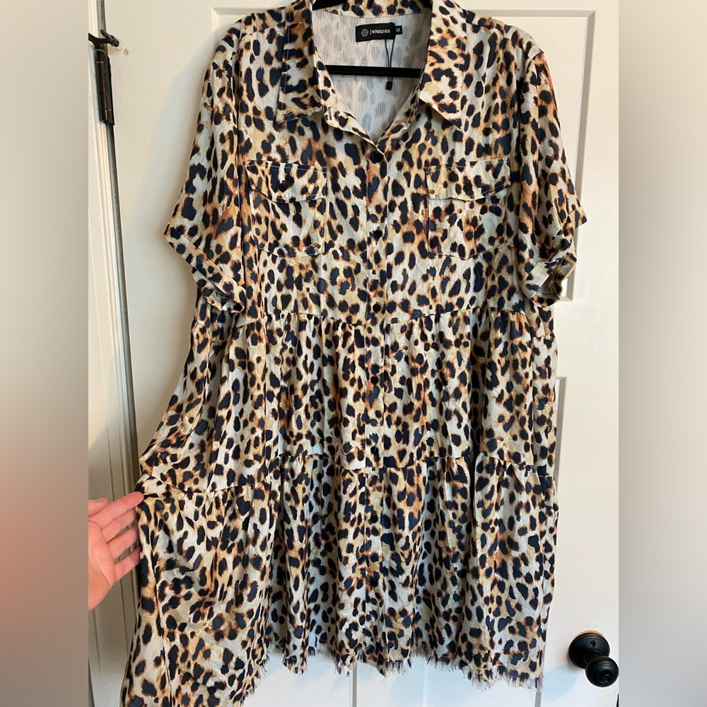 Leopard boutique dress